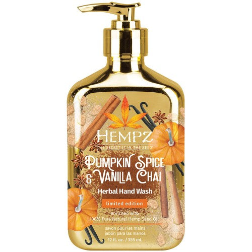 White Smoke Hempz Pumpkin Spice & Vanilla Chai Hand Wash 12oz