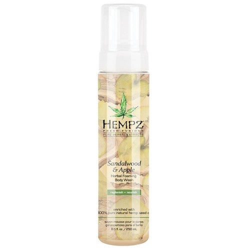 White Smoke Hempz Sandalwood & Apple Foaming Body Wash 8.5oz