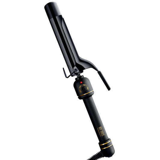 White Smoke Hot Tools Spring Curling Iron Black