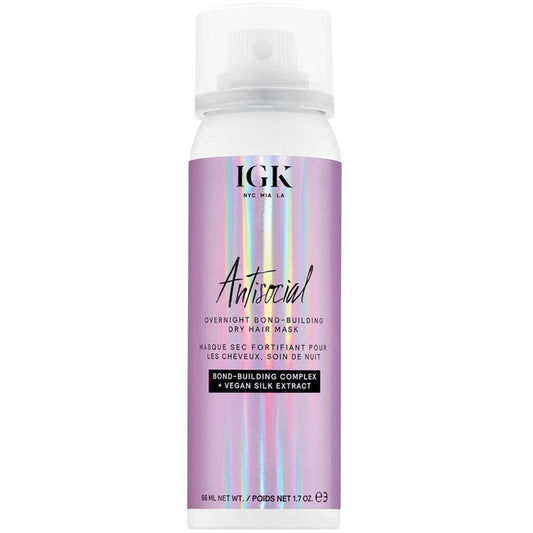 Lavender IGK Antisocial Overnight Dry Hair Mask