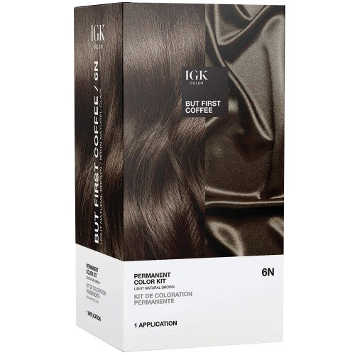 Lavender IGK Permanent Color Kit 6N But First Coffee