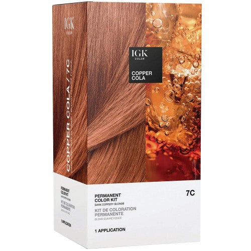 Lavender IGK Permanent Color Kit 7C Copper Cola