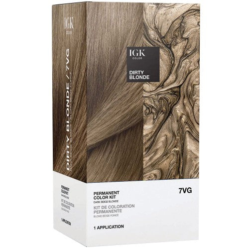Lavender IGK Permanent Color Kit 7VG Dirty Blonde