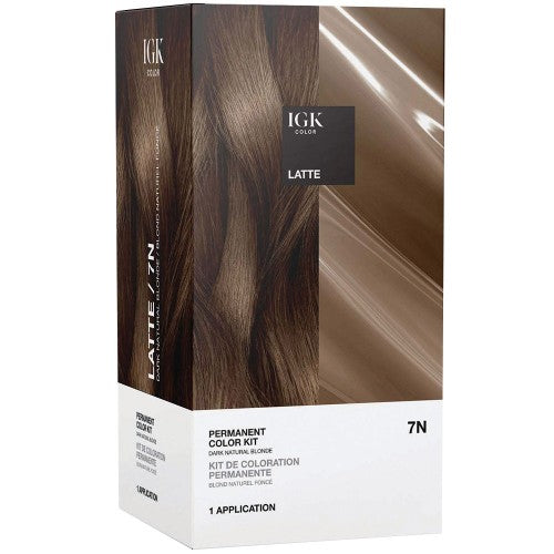 Lavender IGK Permanent Color Kit 7N Latte