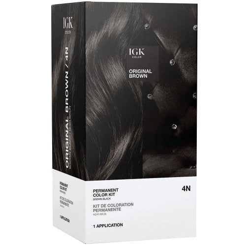 Dark Slate Gray IGK Permanent Color Kit 4N Original Brown