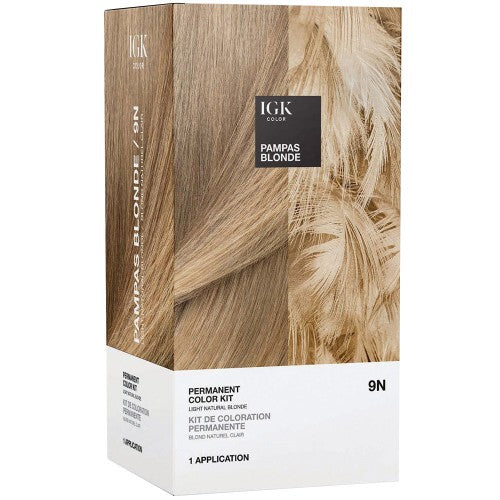 Lavender IGK Permanent Color Kit 9N Pampas Blonde