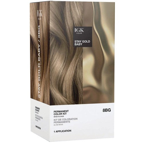 Lavender IGK Permanent Color Kit 8BG Stay Gold Baby