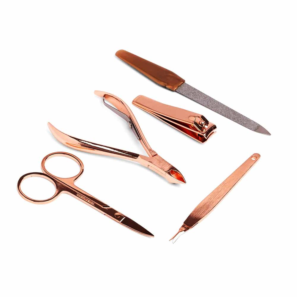 White Smoke Zoe Ayla 5PC Essential Manicure Set RT287-BMST5/01586