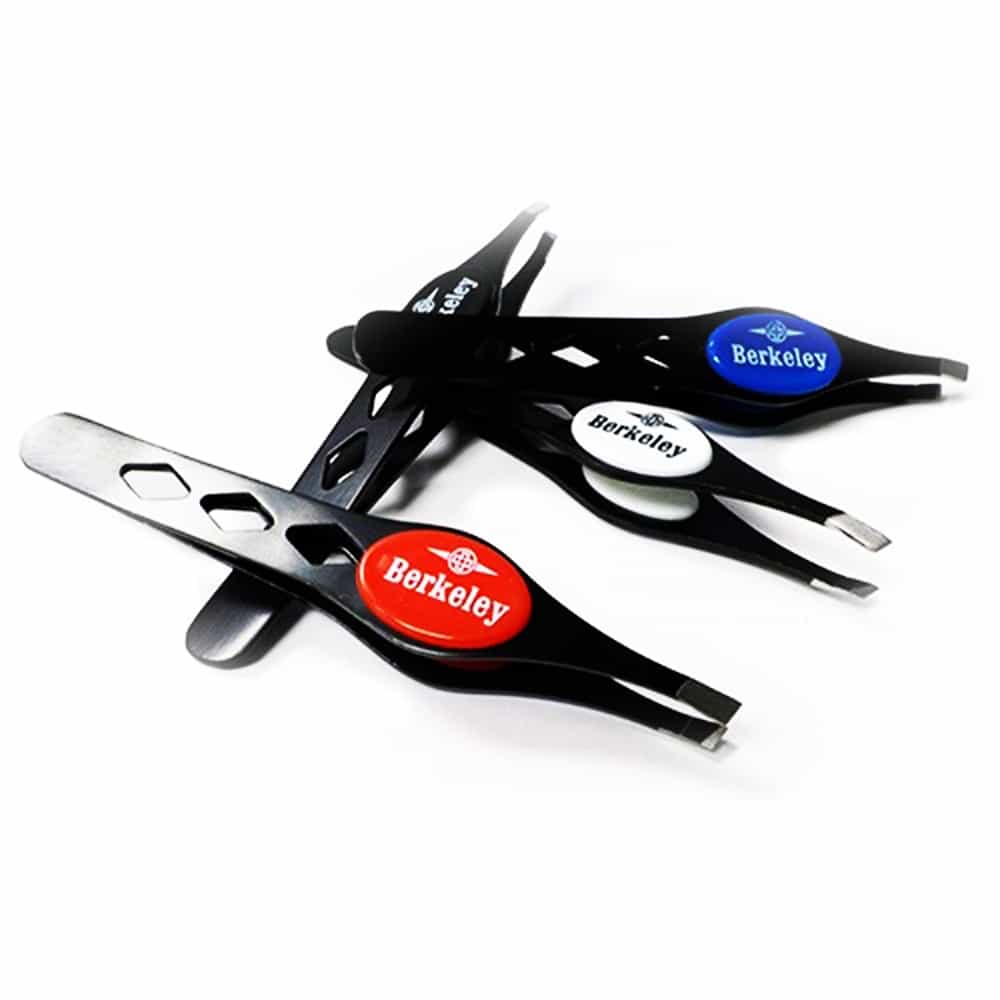 White Smoke Berkeley Tweezer - Stainless Steel TW257-BK