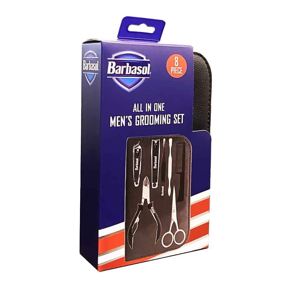 White Smoke Barbasol All In One Men Grooming KIT 8PC CBG1-5002-KIT 84383