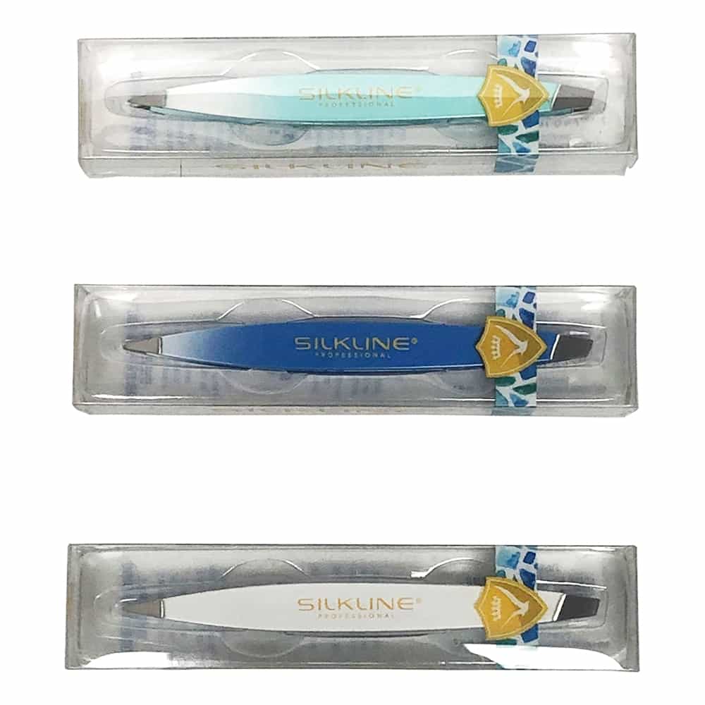 White Smoke Silkline Double-Ended Tweezers TWEEZMEC/02694