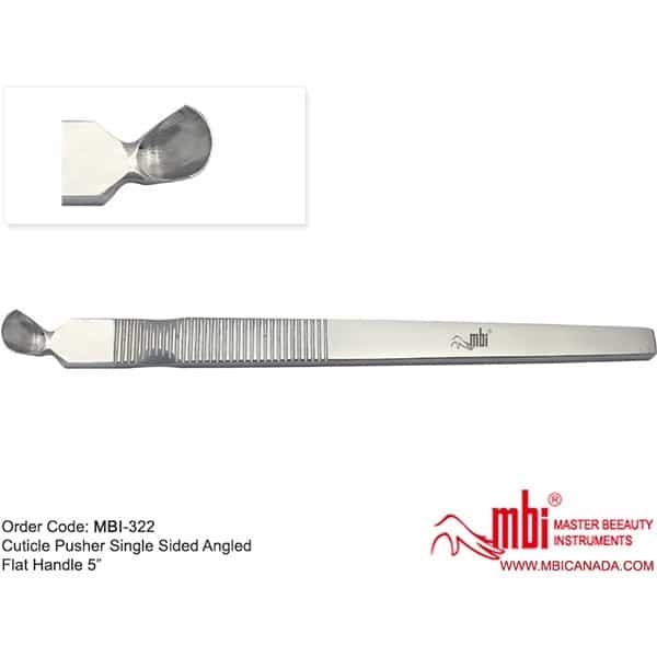 White Smoke MBI-322 Cuticle Pusher with Scoop