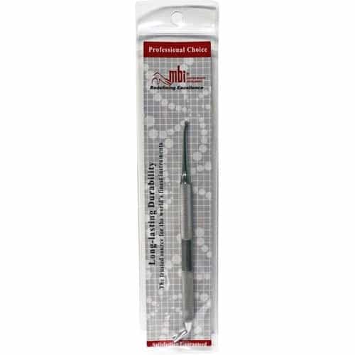 Dark Gray MBI-340 Cuticle Pusher Plus With Ingrown Nail Lifter