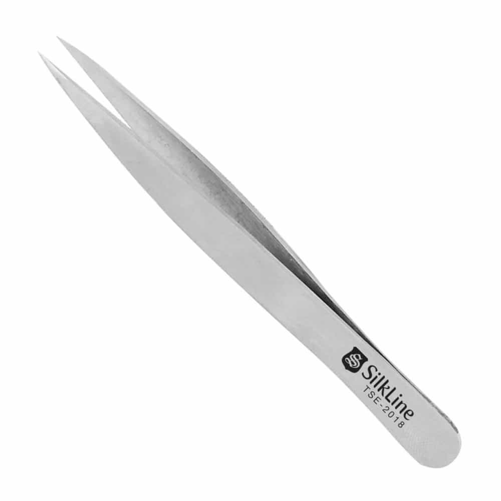 White Smoke Silkline Pointed Tweezer TSE2018NC