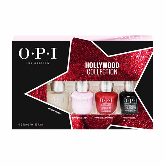 Black OPI Infinite Shine Spring21 Hollywood Mini 4-Pack ISDH60