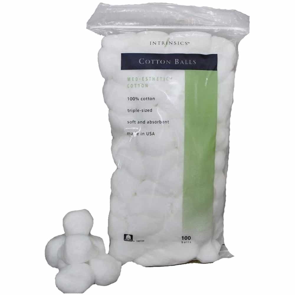 White Smoke Intrinsics Cotton Balls 100 Balls Large 189100