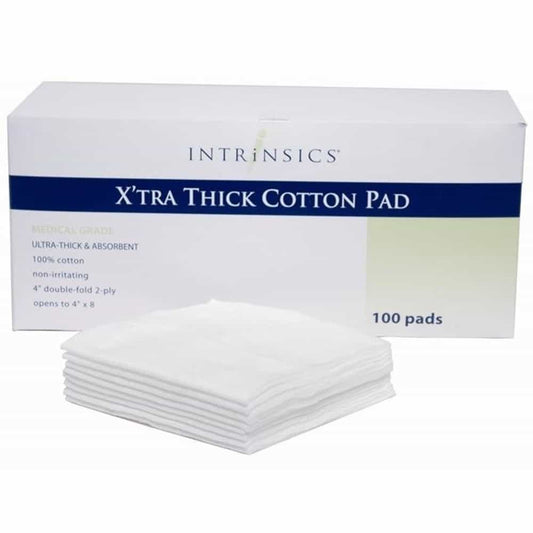 Light Gray Intrinsics X'tra Thick Cotton Pad 4"x8 100 Pads