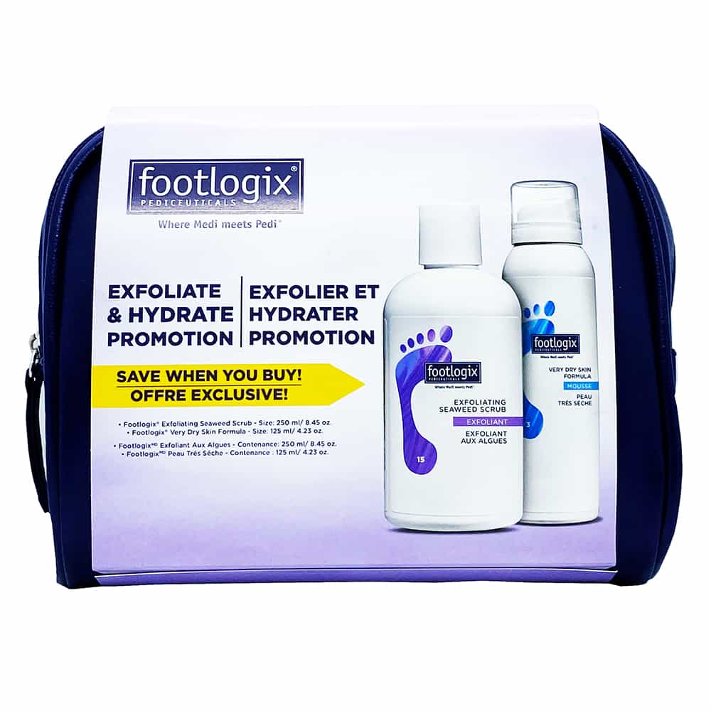 White Smoke Footlogix Exfoliate & Hydrate Promotion 2PK Kit