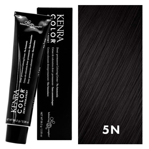 Black Kenra Color Demi 5N Light Brown Natural 2oz