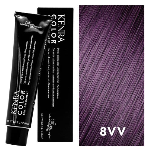 Black Kenra Color Demi 8VV Blonde Violet Violet 2oz