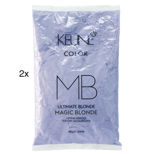White Smoke Keune Ultimate Blonde Magic Blonde Lift Powder Refill 500g 2pk