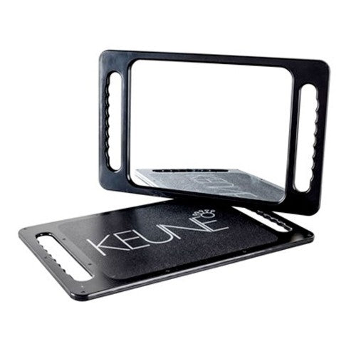White Smoke Keune Double Handled Mirror - Black