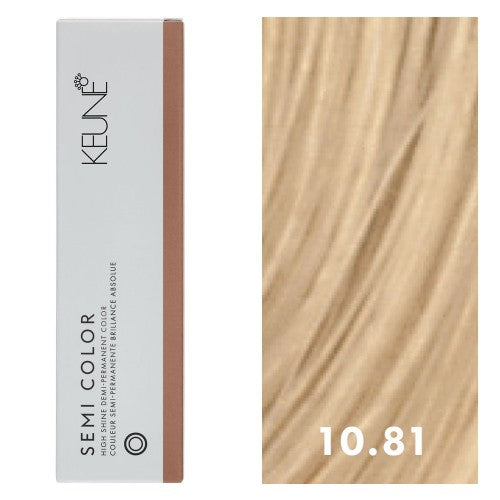 White Smoke Keune Semi Color 10.81 Lightest Barista Blonde 2oz