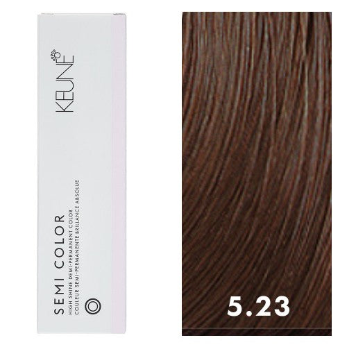 White Smoke Keune Semi Color 5.23 Light Cocoa Brown 2oz