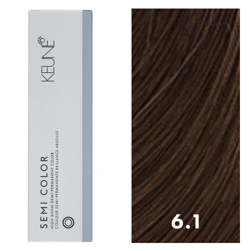 White Smoke Keune Semi Color 6.1 Dark Ash Blonde 2oz