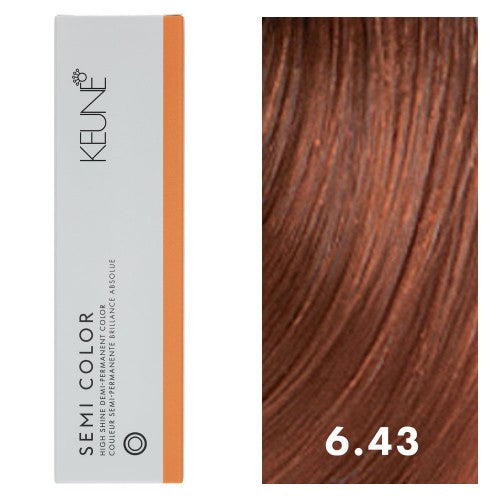 White Smoke Keune Semi Color 6.43 Dark Copper Golden Blonde 2oz