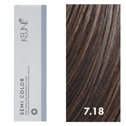White Smoke Keune Semi Color 7.18 Medium Metallic Blonde 2oz