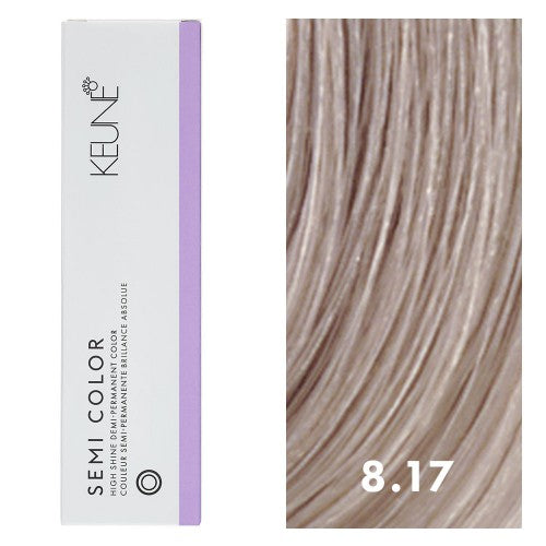 White Smoke Keune Semi Color 8.17 Light Ash Violet Blonde 2oz