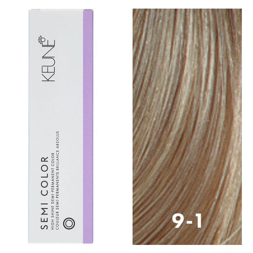 White Smoke Keune Semi Color 9.1 Very Light Ash Blonde 2oz
