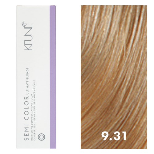 White Smoke Keune Semi Color 9.31 Very Light Gold Ash Blonde 2oz