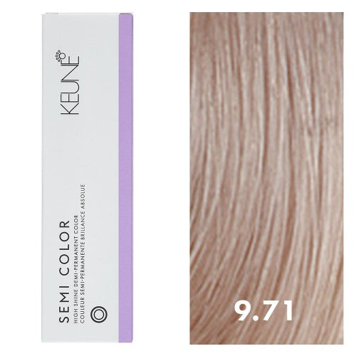 White Smoke Keune Semi Color 9.71 Very Light Violet Ash Blonde 2oz