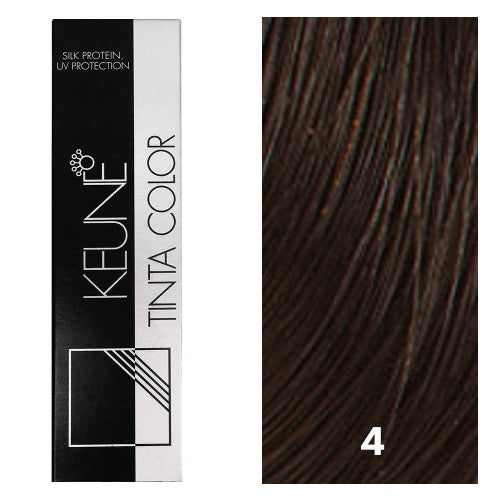 Black Keune Tinta Color 4 Medium Brown 2oz