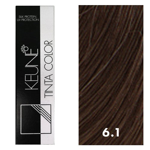 White Smoke Keune Tinta Color 6.1 Dark Ash Blonde 2oz