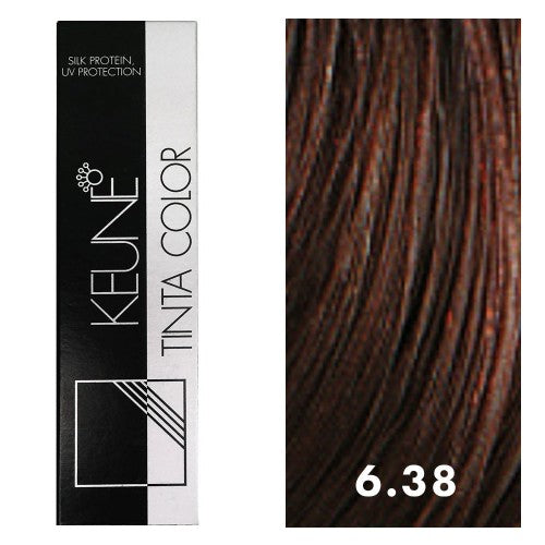 White Smoke Keune Tinta Color 6.38 Dark Hazelnut Blonde 2oz