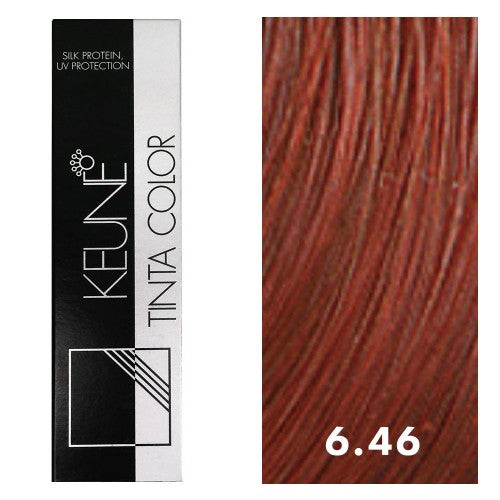 White Smoke Keune Tinta Color 6.46 Dark Copper Red Blonde 2oz