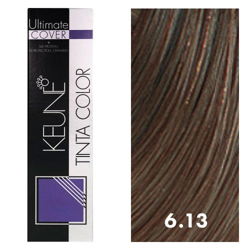 White Smoke Keune Tinta Color 6.13 Dark Golden Ash Blonde 2oz