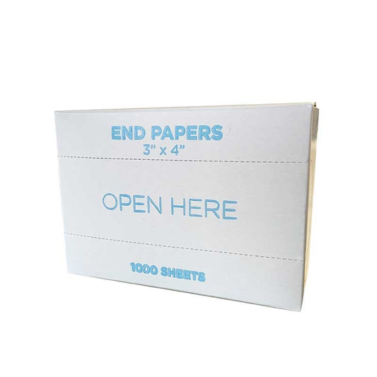 Light Gray Graham Beauty  End Paper 3x4