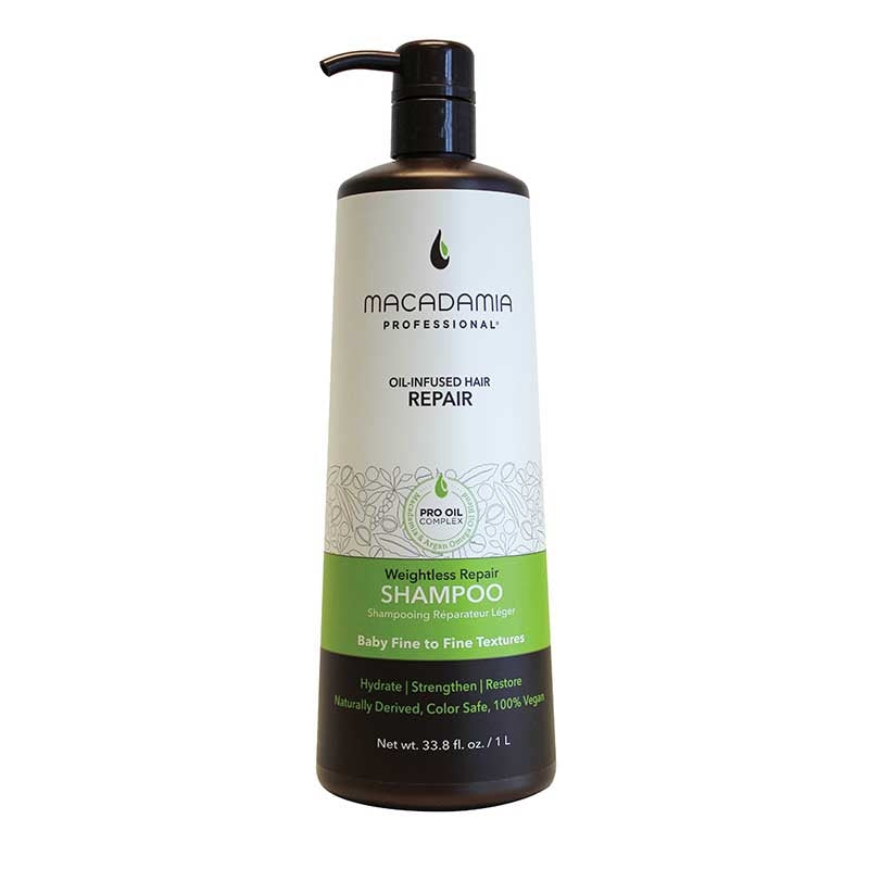 White Smoke Macadamia  Weightless Repair Shampoo  1L