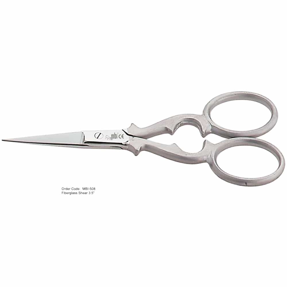 White Smoke MBI-508 Fiber Glass Scissor Size 3.5"