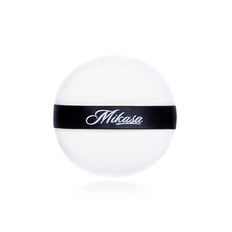 White Smoke Mikasa  Large Velour Puff