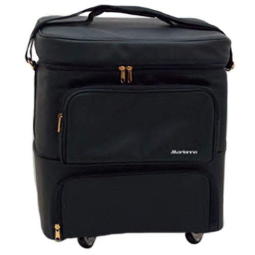 Black Marianna Soft Side Traveler Case On Wheels 12534