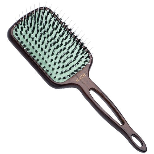 White Smoke Mint Kaze Paddle Brush KZ-Pad