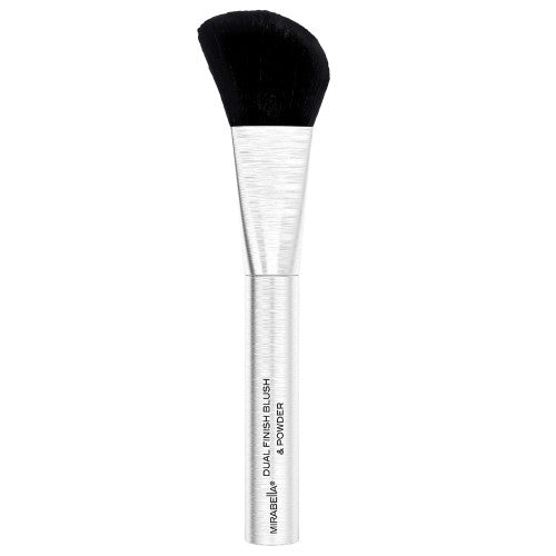 White Smoke Mirabella Makeup Brush - Dual Finish Blush & Powder Professional