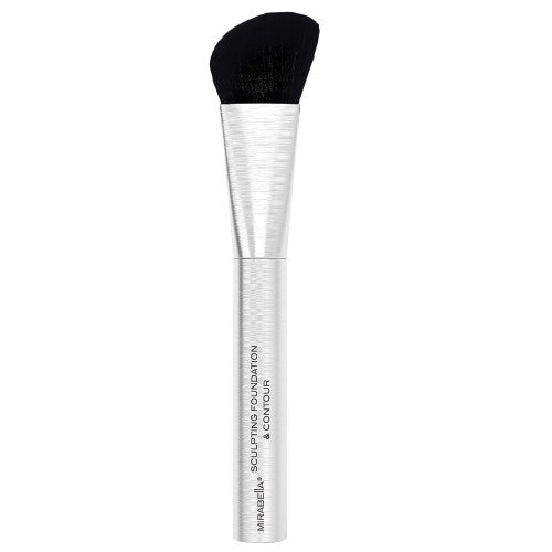 White Smoke Mirabella Makeup Brush - Sculpting Foundation & Contour Professional