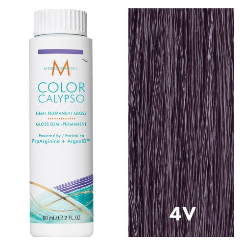 White Smoke Moroccanoil Color Calypso 4V/4.2 Medium Iridescent Brown 2oz
