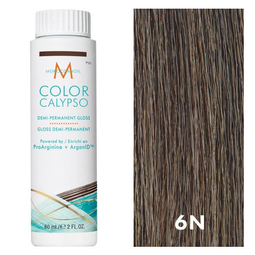 White Smoke Moroccanoil Color Calypso 6N/6.0 Dark Blonde 2oz